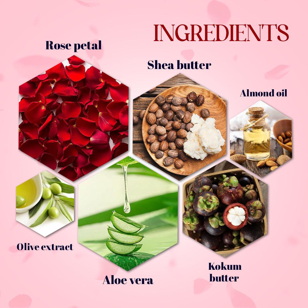 Vedic Vaarsa Rose Body Wash, Anti-ageing Properties, Skin Tightening Effect, Aroma Benefits