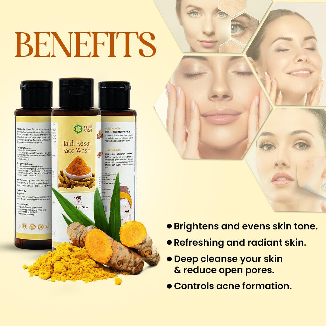 Vedic Vaarsa Haldi Kesar Face Wash